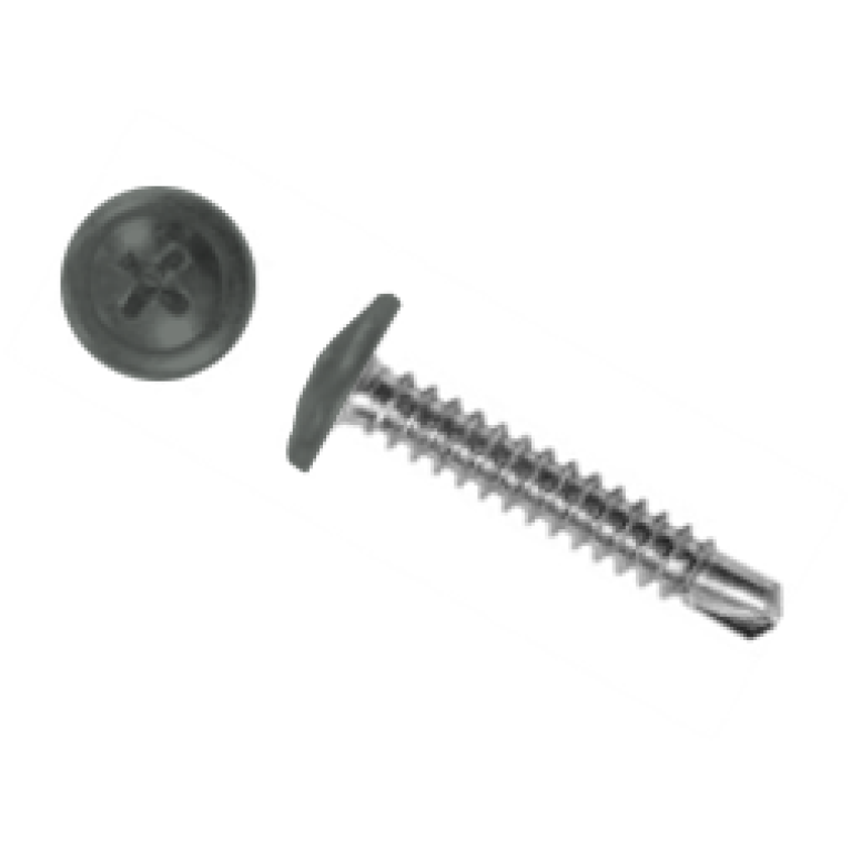 Саморез ПШС 4,2х19 (1000шт) шлиц PH2 RAL 7005