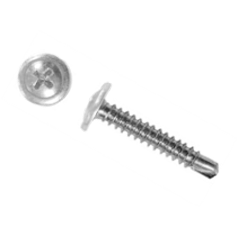 Саморез ПШС 4,2х25 (500шт) шлиц PH2 RAL 9003