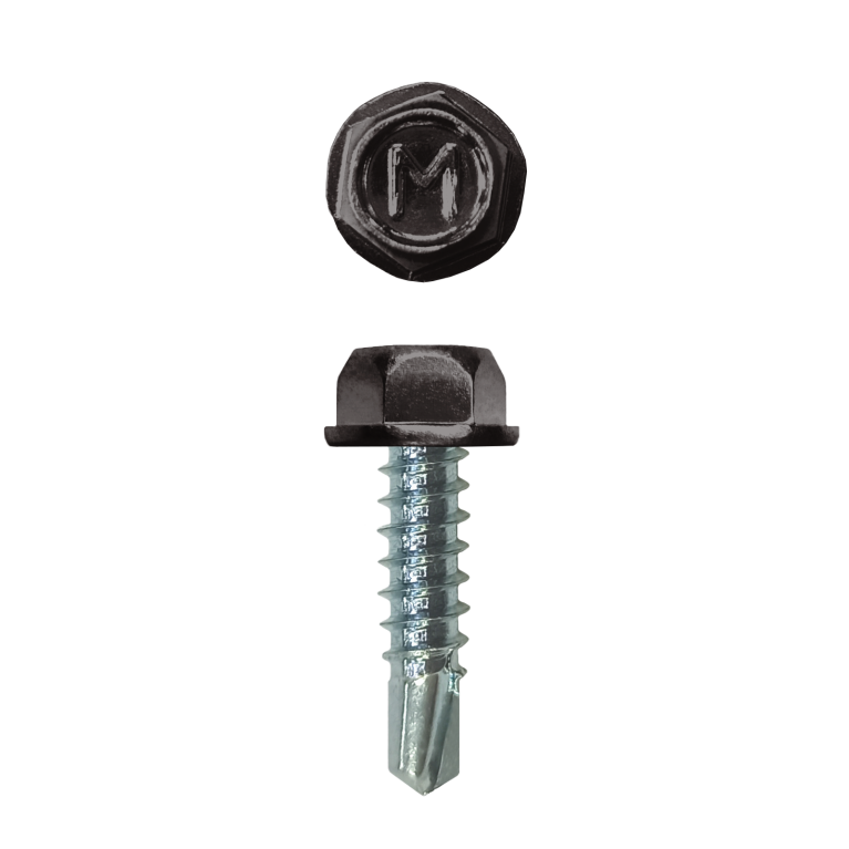 Саморез для забора по металлу Daxmer 4,8х19 без шайбы св.№2 (500шт) RR 32