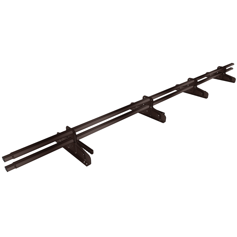 Снегозадержатель трубчатый под фальц Premium 45х25 RAL 8017 (3м)ОЦ