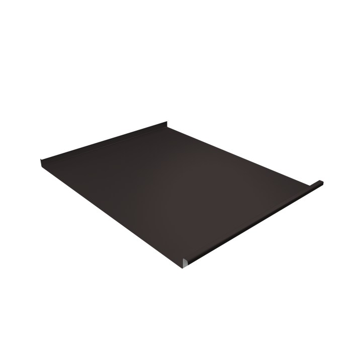 Фальц двойной стоячий 0,5 PurPro с пленкой на замках RR 32 темно-коричневый