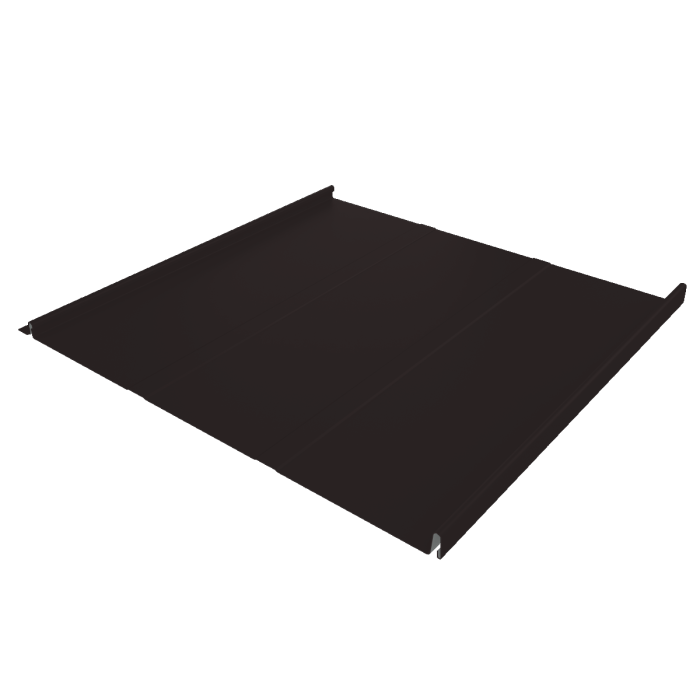 Фальц двойной стоячий Line 0,5 PurPro с пленкой на замках RAL 9005 черный