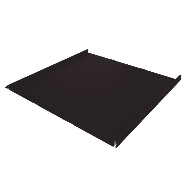 Фальц двойной стоячий Line 0,5 PurPro с пленкой на замках RAL 9005 черный