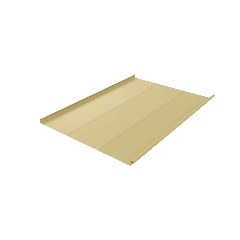 Фальц двойной стоячий Line Grand Line 0,45 PE с пленкой на замках RAL 1014 слоновая кость