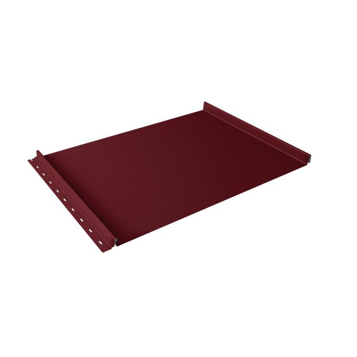 Кликфальц Grand Line 0,5 Satin Matt с пленкой на замках RAL 3005 красное вино