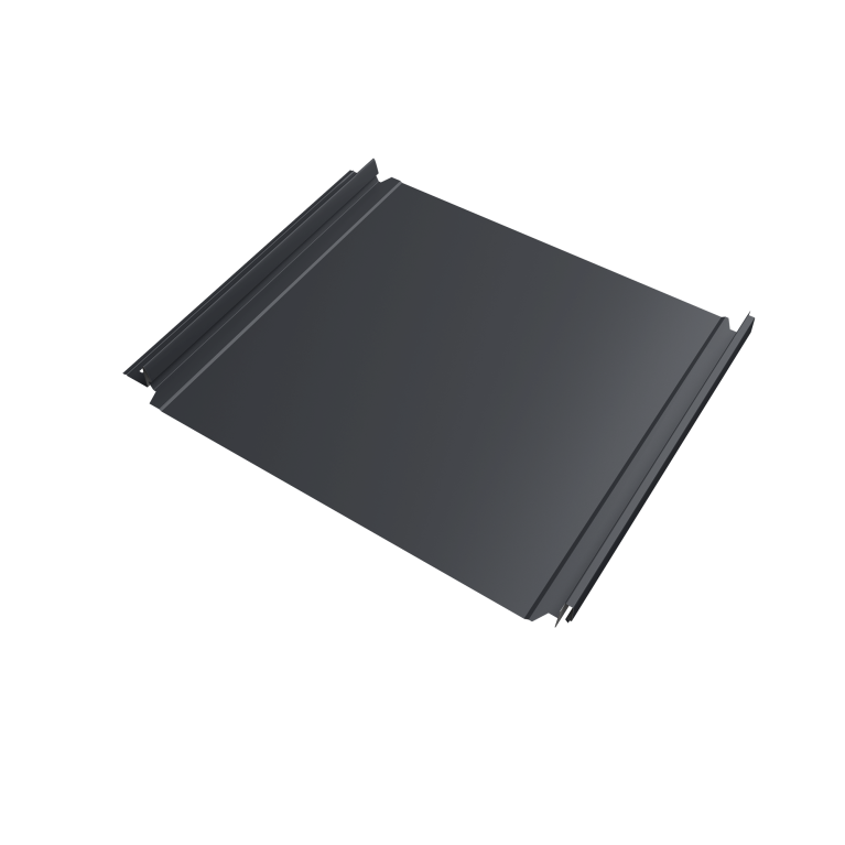 Кликфальц Double Pro Grand Line 0,45 Drap с пленкой на замках RAL 7024 мокрый асфальт