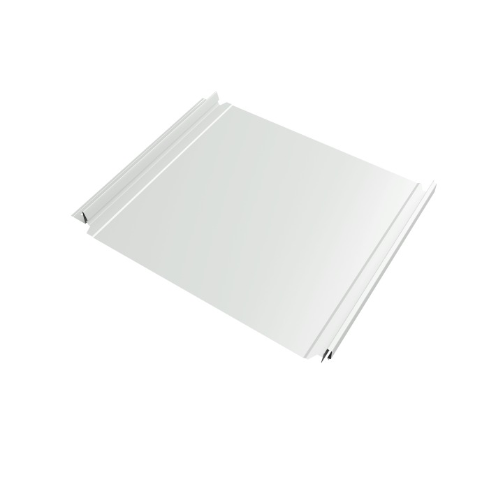 Кликфальц Double Pro Grand Line 0,45 Drap с пленкой на замках RAL 9003 сигнальный белый