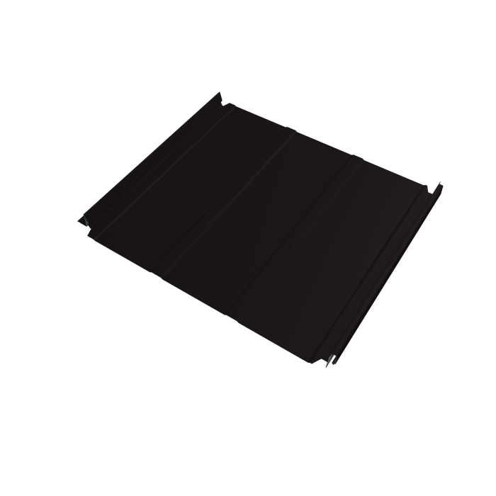 Кликфальц Double Pro Line Grand Line 0,45 PE с пленкой на замках RAL 9005 черный