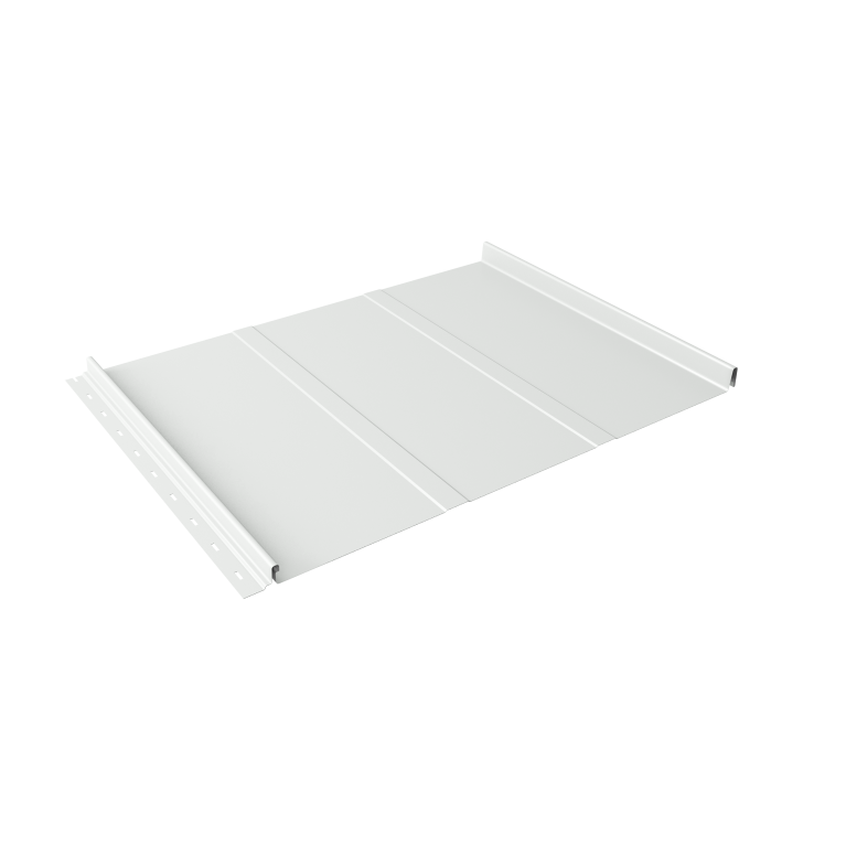 Кликфальц Line Grand Line 0,45 Drap с пленкой на замках RAL 9003 сигнальный белый