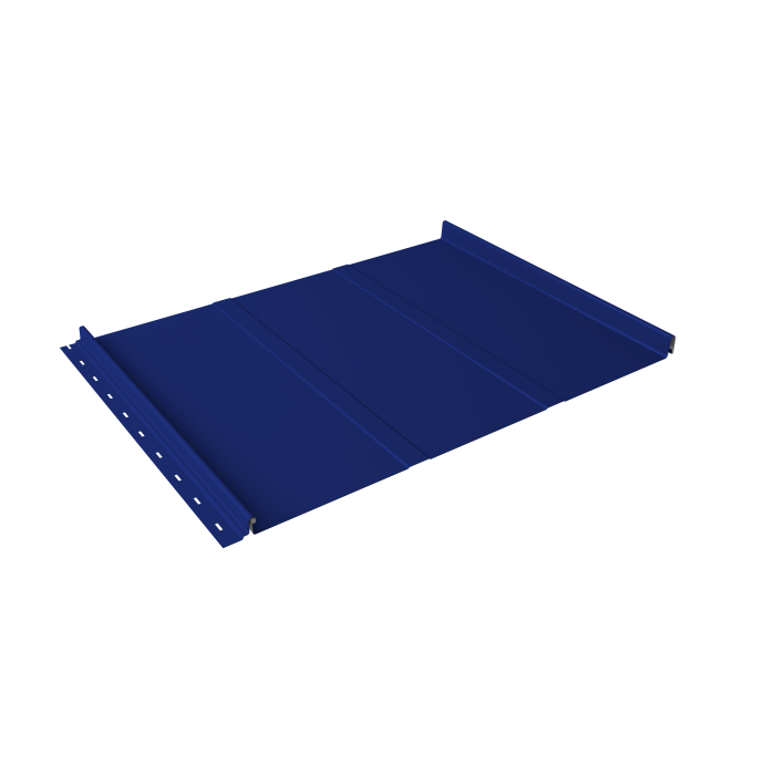 Кликфальц Line Grand Line 0,45 PE с пленкой на замках RAL 5002 ультрамариново-синий