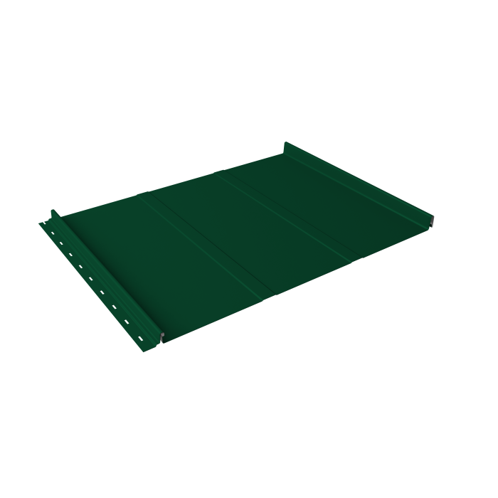 Кликфальц Line Grand Line 0,5 Satin Matt с пленкой на замках RAL 6005 зеленый мох