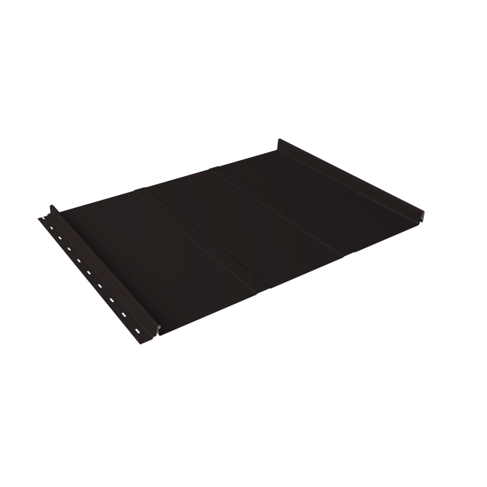 Кликфальц Line Grand Line 0,5 Satin Matt TX с пленкой на замках RAL 9005 черный