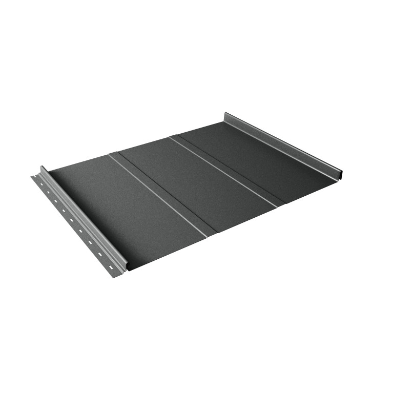 Кликфальц Line Grand Line 0,5 Velur X с пленкой на замках RAL 7016 антрацитово-серый