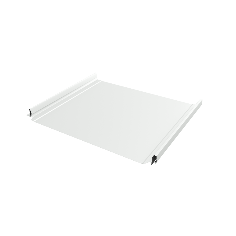 Кликфальц Pro Grand Line 0,45 Drap с пленкой на замках RAL 9003 сигнальный белый