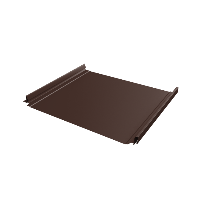 Кликфальц Pro Grand Line 0,45 Drap TwinColor с пленкой на замках RAL 8017 шоколад