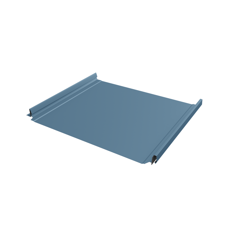 Кликфальц Pro Grand Line 0,45 Drap TX с пленкой на замках RAL 5024 пастельно-синий