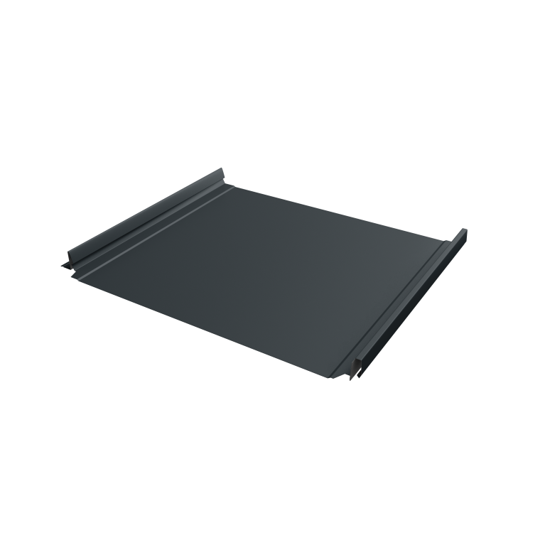 Кликфальц Pro Grand Line 0,45 Drap TX с пленкой на замках RAL 7016 антрацитово-серый