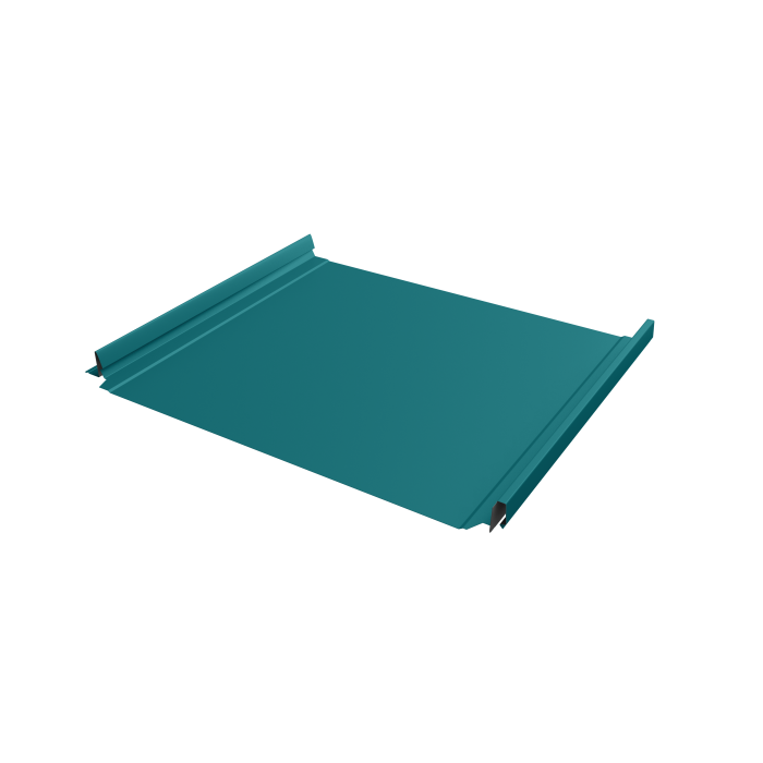 Кликфальц Pro Grand Line 0,45 PE с пленкой на замках RAL 5021 водная синь