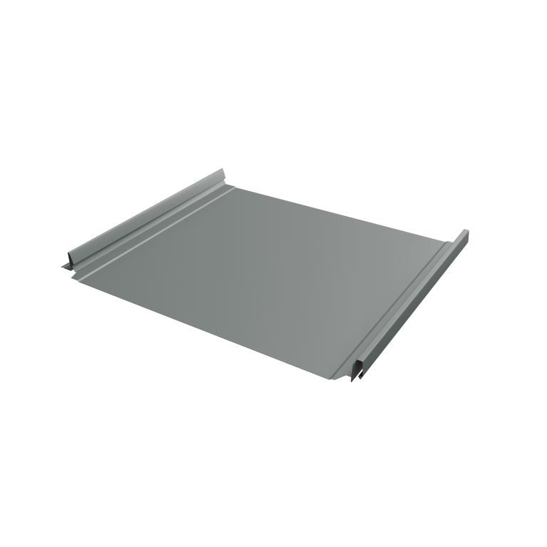 Кликфальц Pro Grand Line 0,45 PE с пленкой на замках RAL 7005 мышино-серый