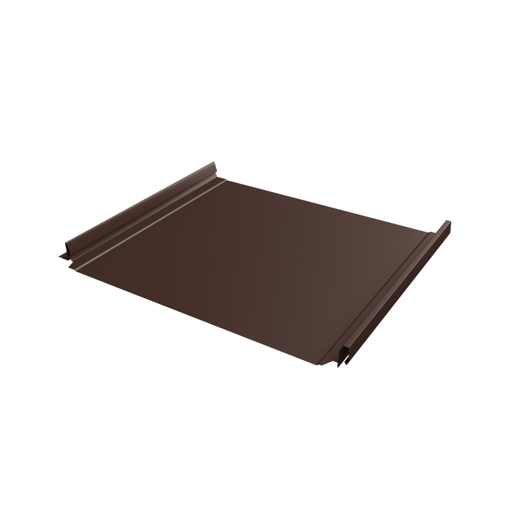 Кликфальц Pro Grand Line 0,5 Atlas X с пленкой на замках RAL 8017 шоколад