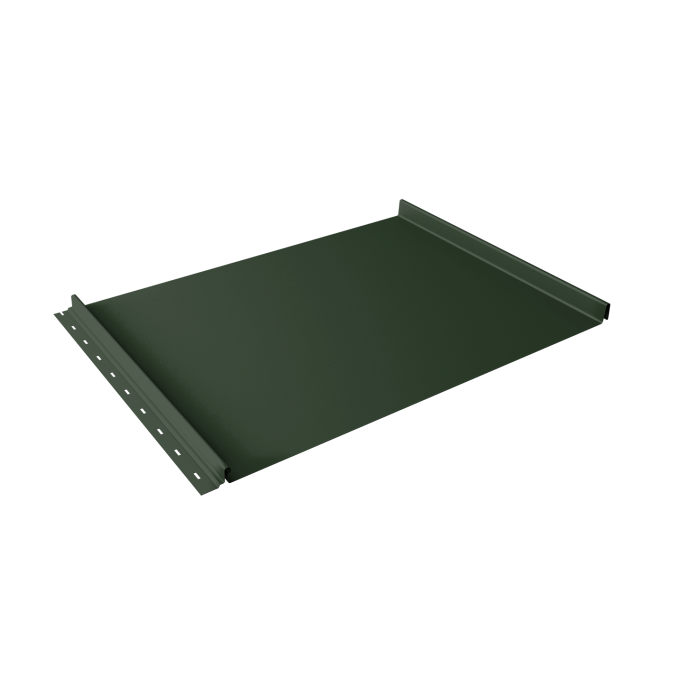 Кликфальц Pro Grand Line 0,5 Satin Matt TX с пленкой на замках RAL 6020 хромовая зелень