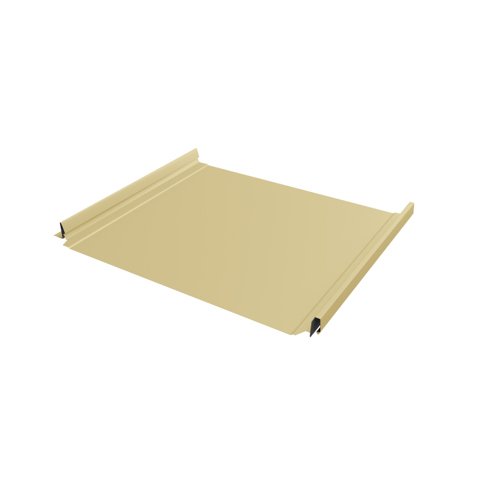 Кликфальц Pro Grand Line 0,5 Satin с пленкой на замках RAL 1015 светлая слоновая кость