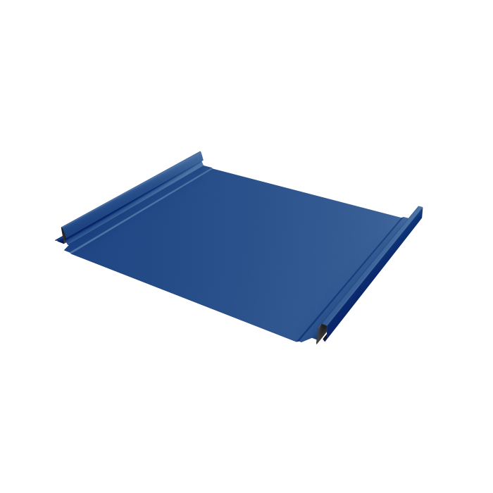 Кликфальц Pro Grand Line 0,5 Satin с пленкой на замках RAL 5005 сигнальный синий