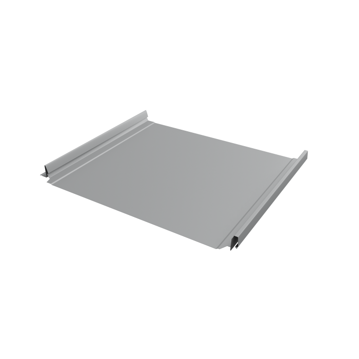 Кликфальц Pro Grand Line 0,5 Satin с пленкой на замках RAL 7004 сигнальный серый