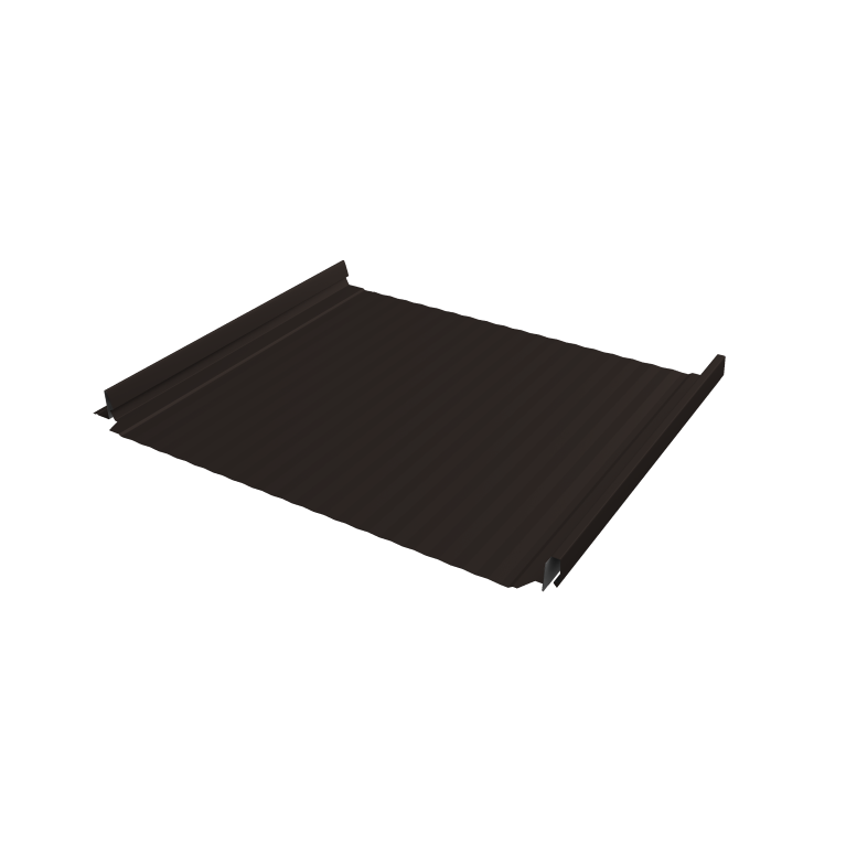 Кликфальц Pro Gofr Grand Line 0,5 Drap TX с пленкой на замках RR 32 темно-коричневый