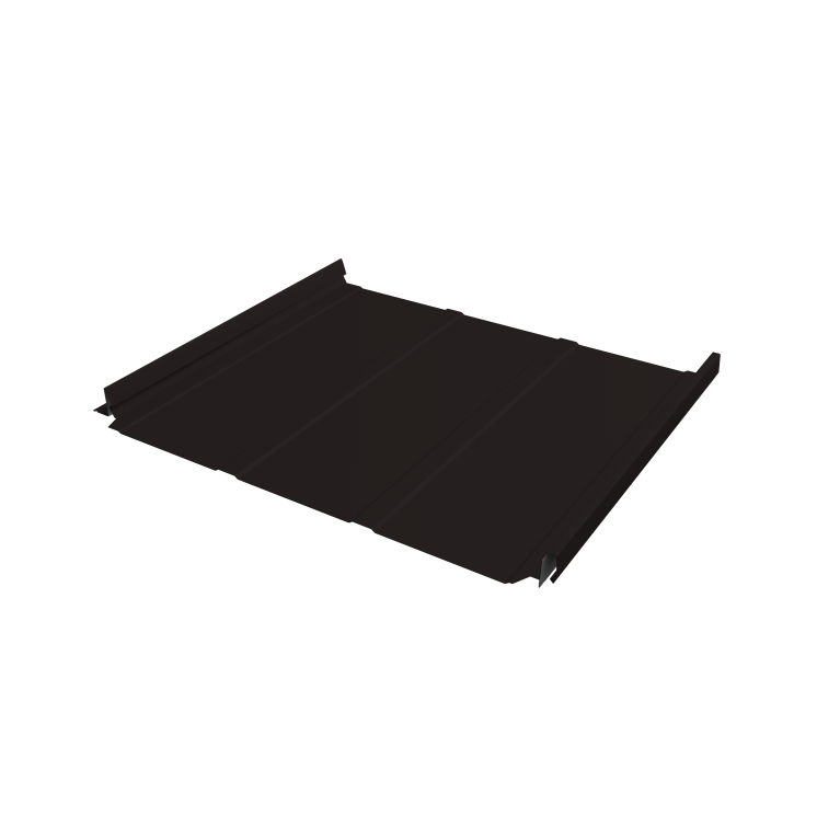 Кликфальц Pro Line Grand Line 0,45 Drap TR с пленкой на замках RAL 9005 черный