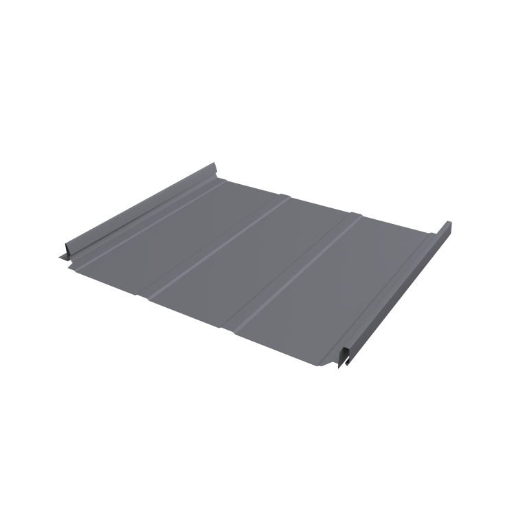 Кликфальц Pro Line Grand Line 0,45 Drap TX с пленкой на замках RAL 7004 сигнальный серый