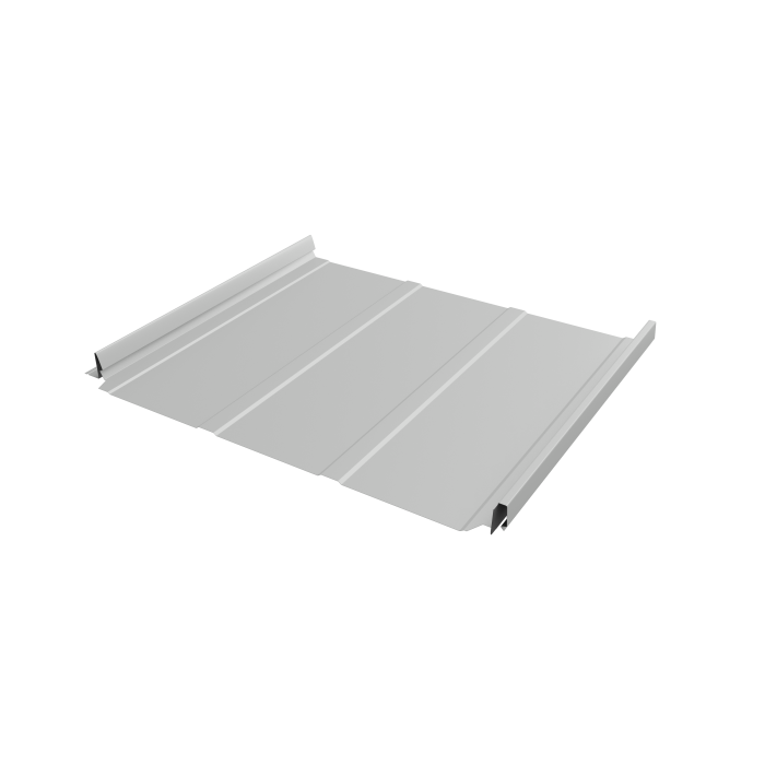 Кликфальц Pro Line Grand Line 0,45 Drap TX с пленкой на замках RAL 7047 телегрей 4