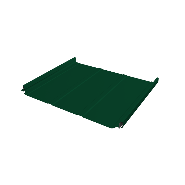 Кликфальц Pro Line Grand Line 0,45 PE с пленкой на замках RAL 6005 зеленый мох