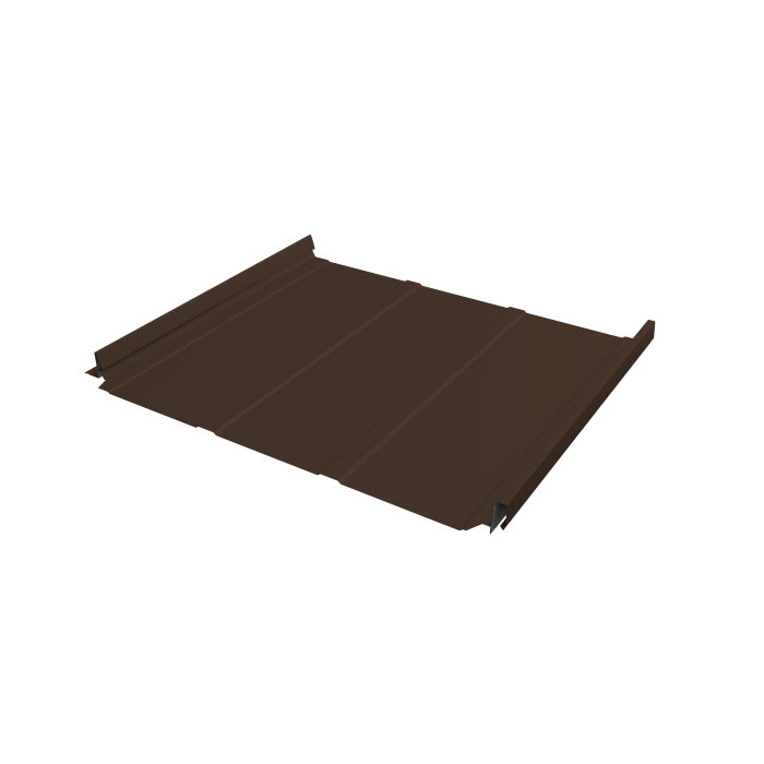 Кликфальц Pro Line Grand Line 0,5 Drap TX с пленкой на замках RAL 8017 шоколад