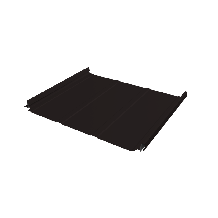 Кликфальц Pro Line Grand Line 0,5 Rooftop Бархат с пленкой на замках RAL 9005 черный