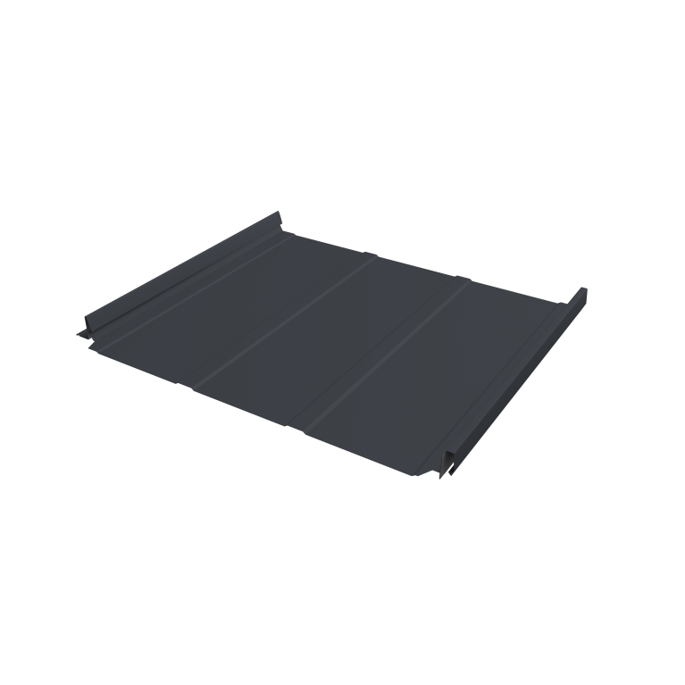 Кликфальц Pro Line Grand Line 0,5 Satin Matt TX с пленкой на замках RAL 7024 мокрый асфальт