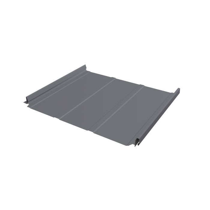 Кликфальц Pro Line Grand Line 0,5 Satin с пленкой на замках RAL 7004 сигнальный серый