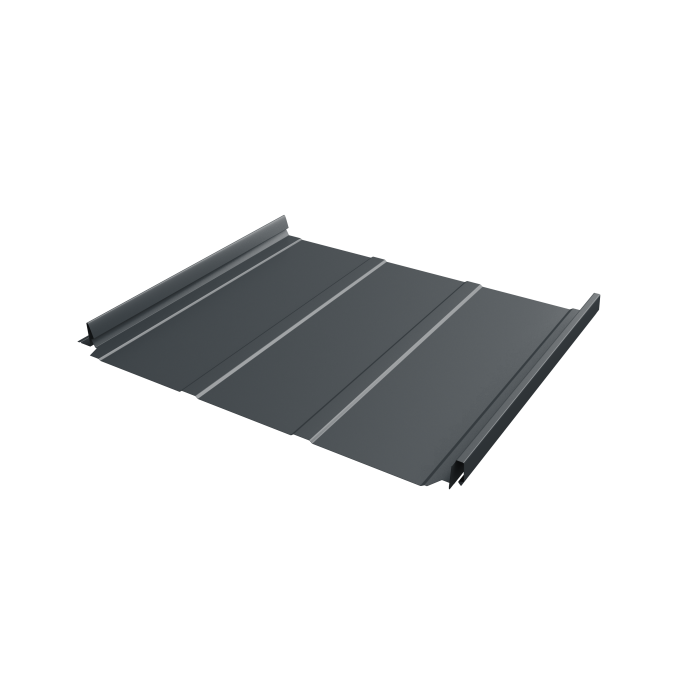 Кликфальц Pro Line Grand Line 0,5 Velur X с пленкой на замках RAL 7016 антрацитово-серый