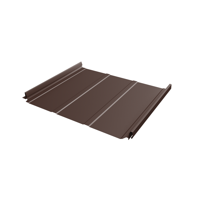 Кликфальц Pro Line Grand Line 0,5 Velur X с пленкой на замках RAL 8017 шоколад