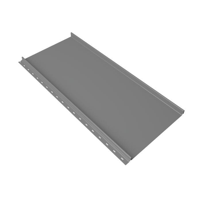 Кликфальц mini Grand Line 0,45 PE с пленкой на замках RAL 9006 бело-алюминиевый