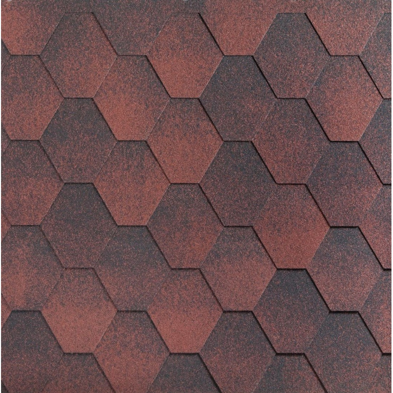 Черепица гибкая Katepal Jazzy красный