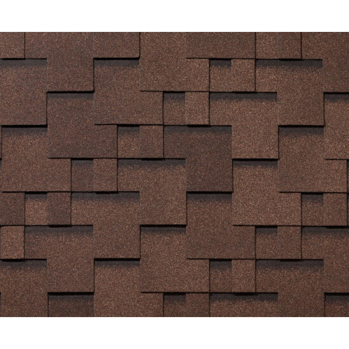 Черепица гибкая RoofShield Классик Модерн коричневый топаз