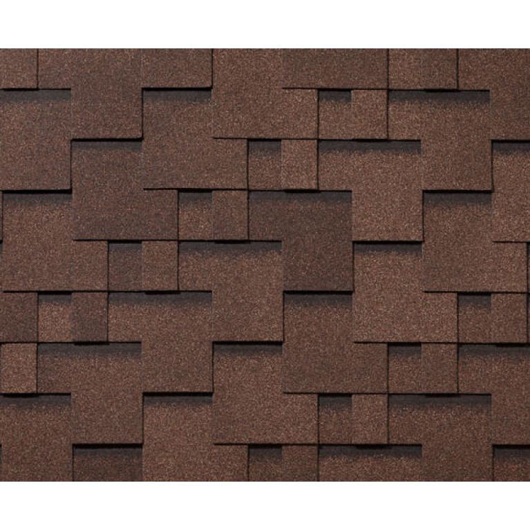 Черепица гибкая RoofShield Классик Модерн коричневый топаз