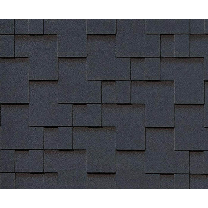 Черепица гибкая RoofShield Премиум Модерн бархатно-черный