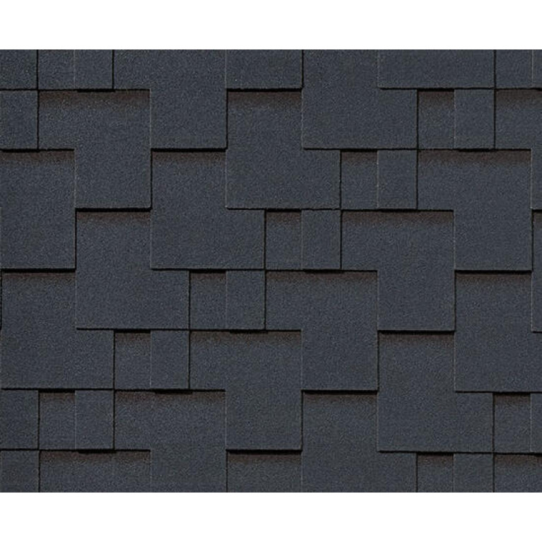 Черепица гибкая RoofShield Премиум Модерн бархатно-черный