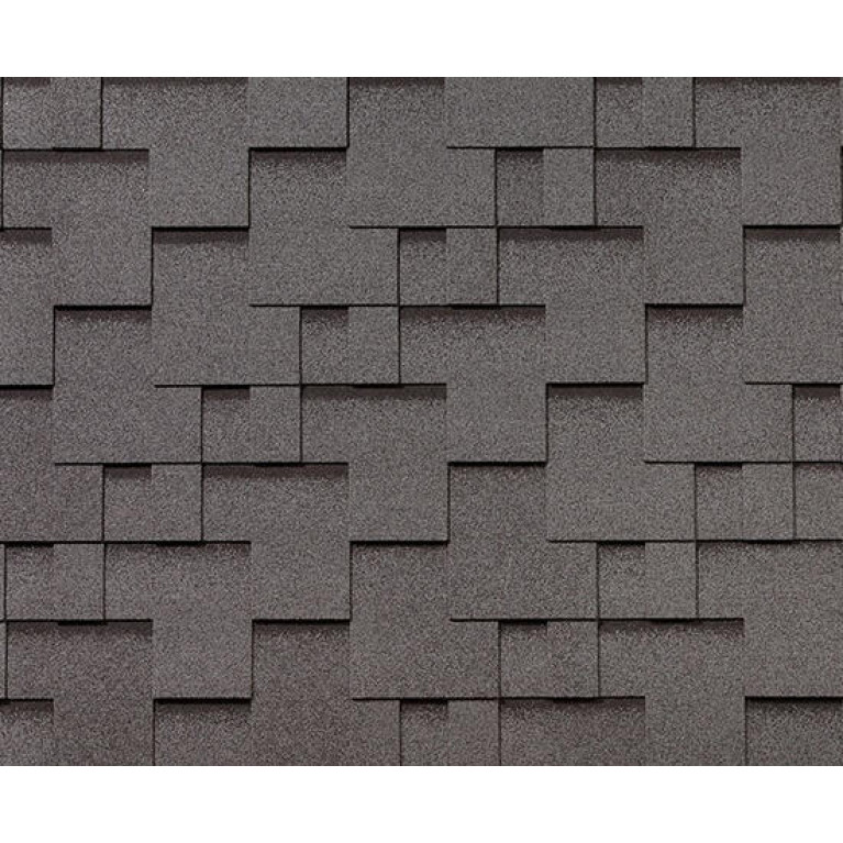 Черепица гибкая RoofShield Премиум Модерн серый с оттенением