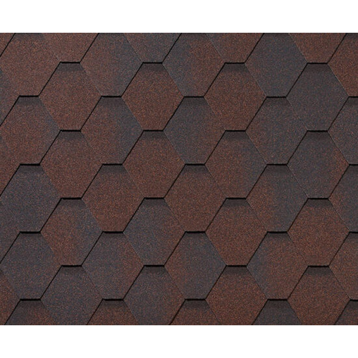 Черепица гибкая RoofShield Премиум Стандарт медный