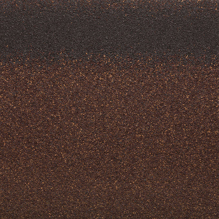 Коньково-карнизная черепица RoofShield HR-15 коричневый с оттенением (6,6м2)