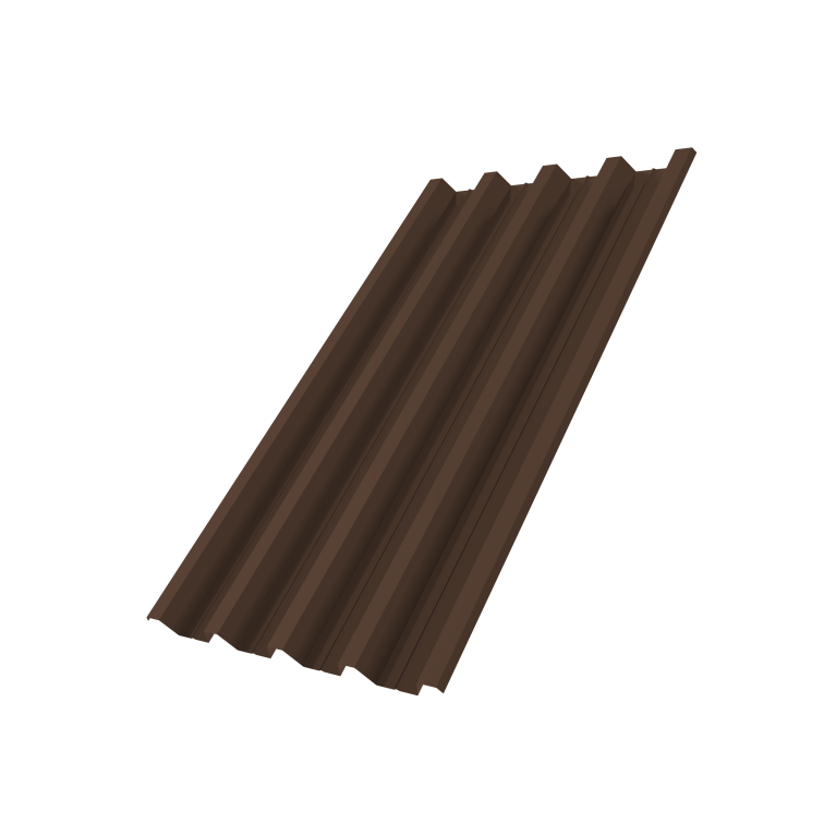 Профнастил Н60R v01 0,7 PE-Double RAL 8017 шоколад