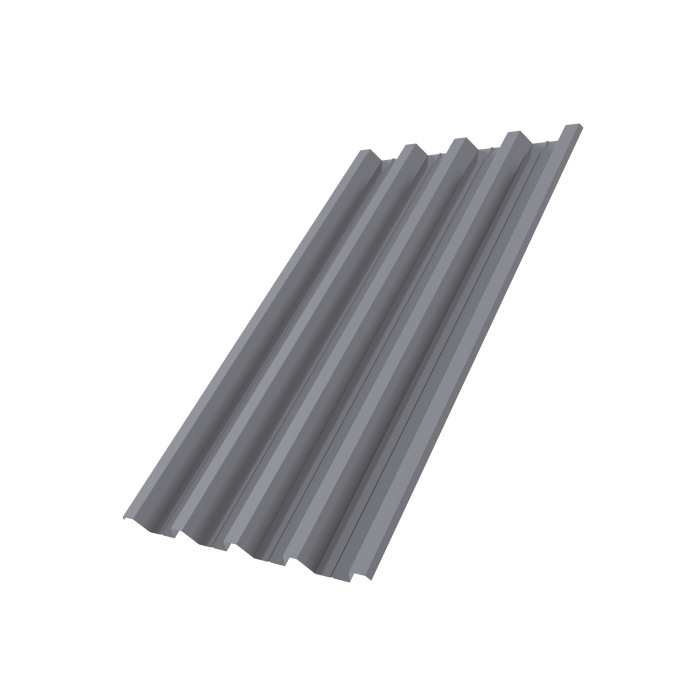 Профнастил Н60R v01 0,7 PE RAL 7004 сигнальный серый